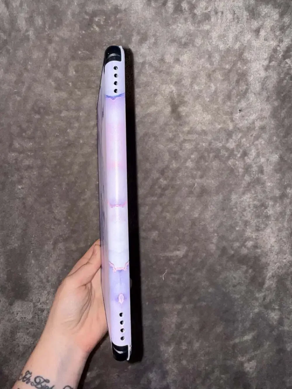 iPad Air 11 Fintie Purple Marble Tablet Case